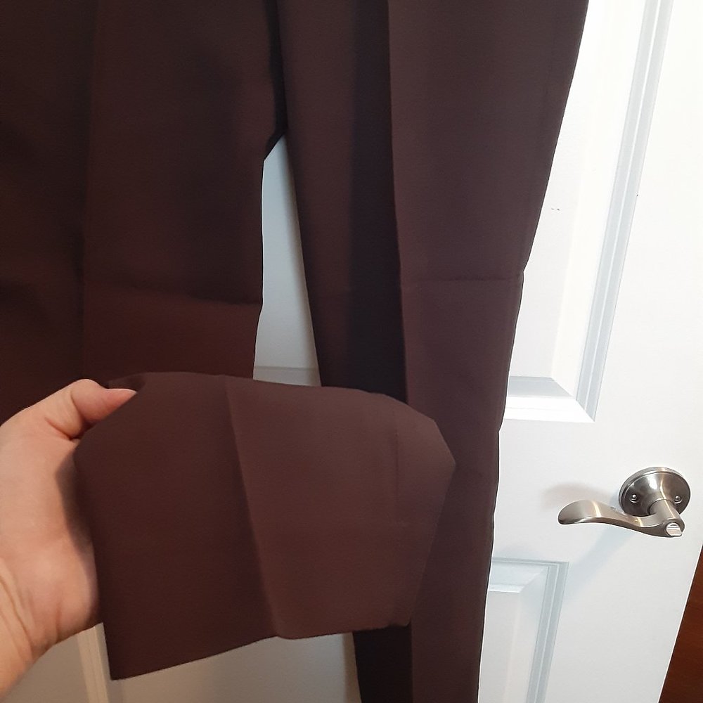 Rich Cocoa Brown Men's 32x33 Dress Slacks/Trousers Amazon's Find Brand - Picture 7 of 13